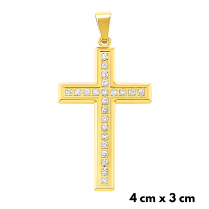 Zawieszka Elegant Cross Złota