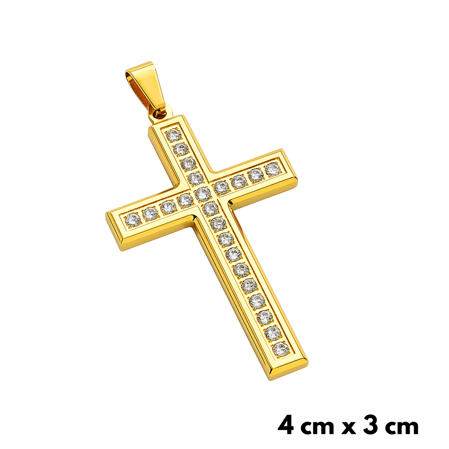 Zawieszka Elegant Cross Złota
