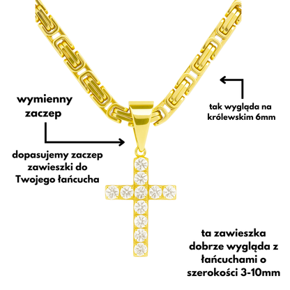 Zawieszka Diamond Cross Złota