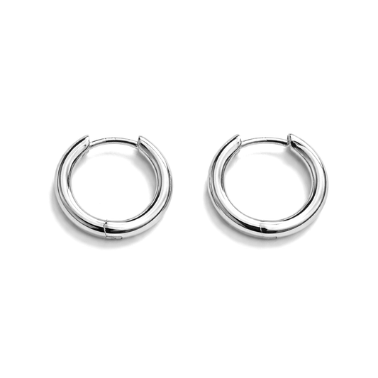 Kolczyki Classic Hoop S925 Srebrne Damskie