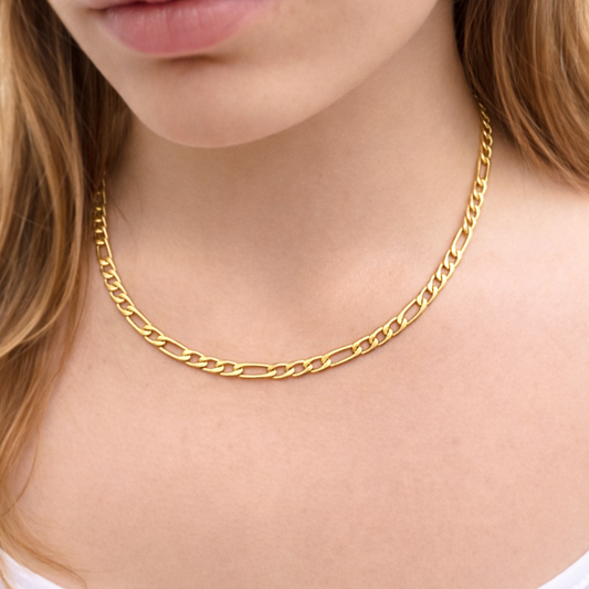 Łańcuszek Figaro Złoty Damski - 5 mm