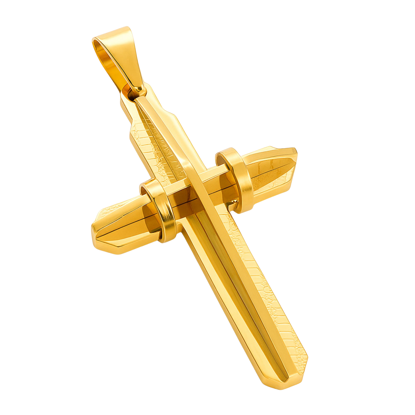 Zawieszka Modern Cross Złota