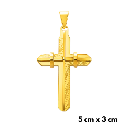 Zawieszka Modern Cross Złota