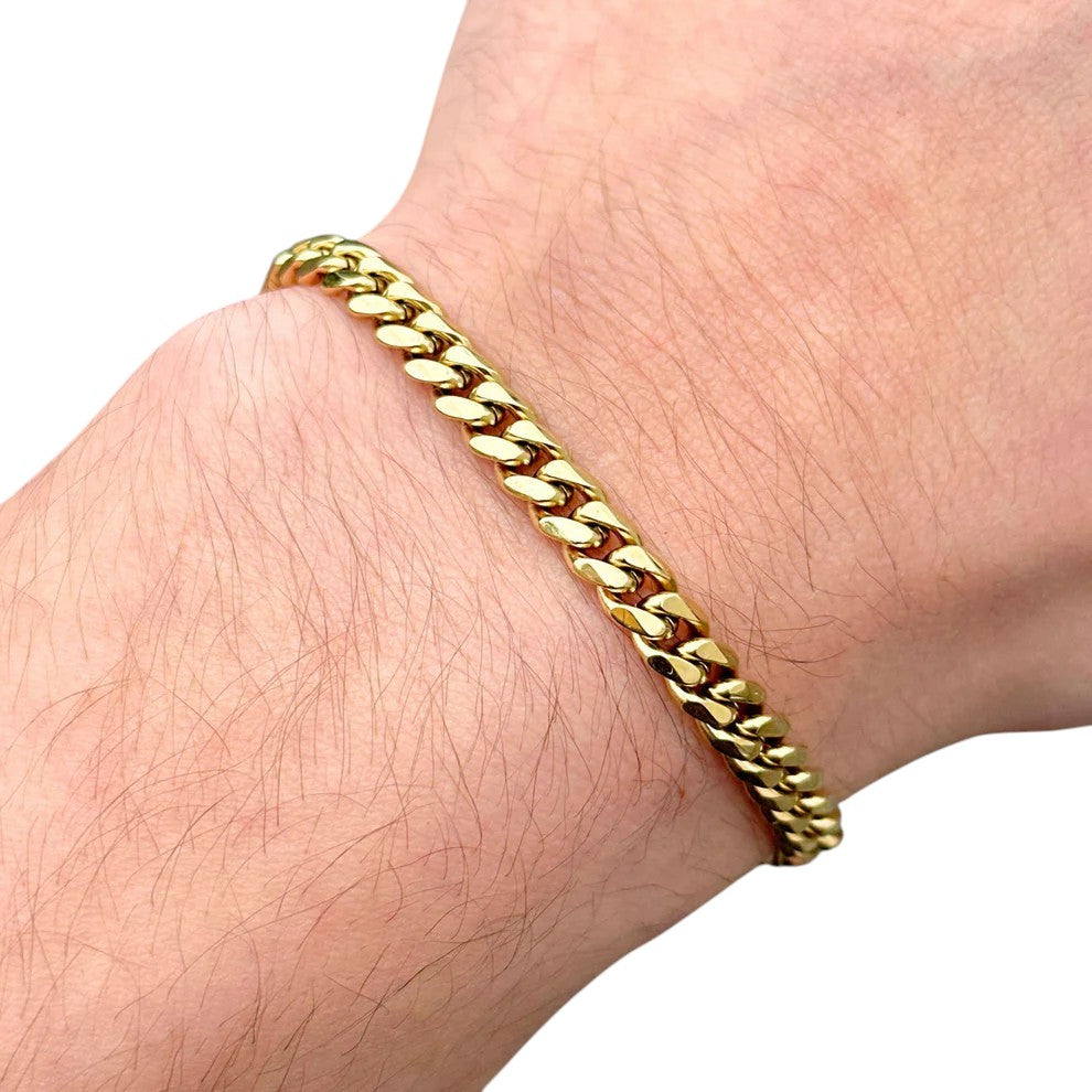 Cuban Gold Bracelet - 6mm