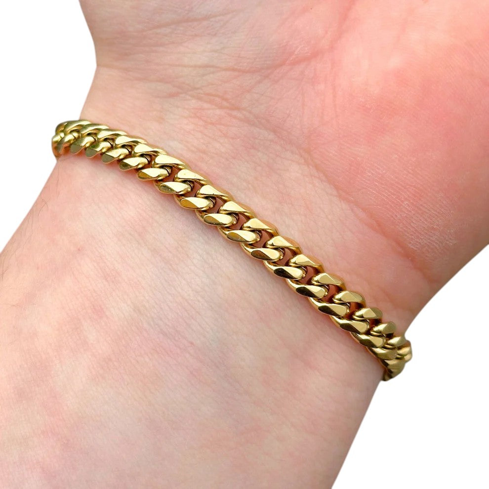 Cuban Gold Bracelet - 6mm