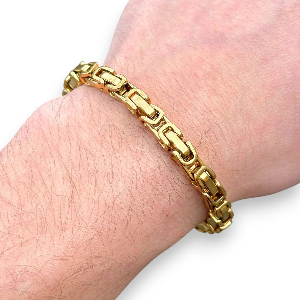 Byzantine Gold Bracelet - 6mm