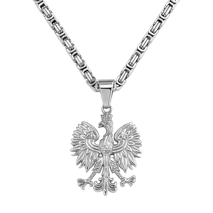 Zawieszka ORZEŁ Białe Złoto