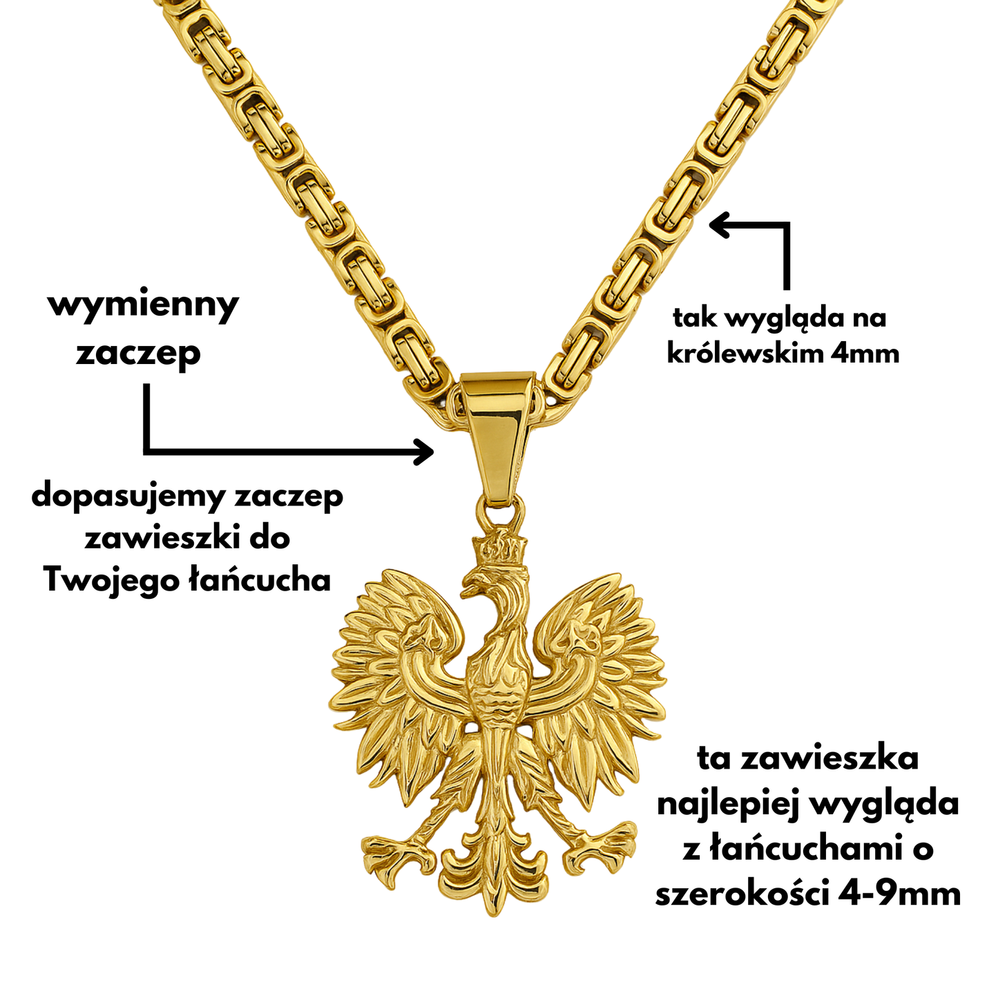 Zawieszka ORZEŁ Złota