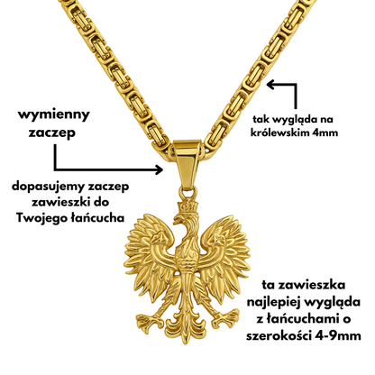 Zawieszka ORZEŁ Złota