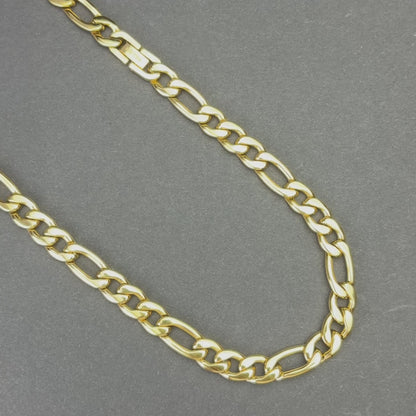 Łańcuch Figaro Złoty - 9mm