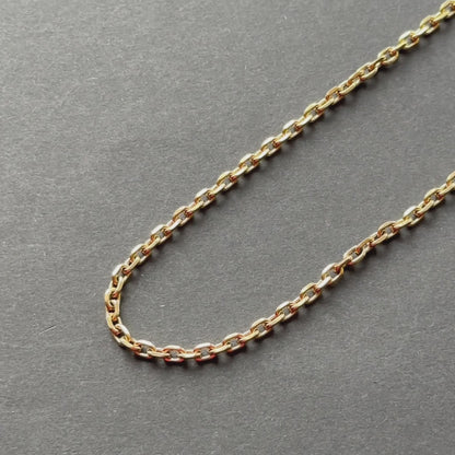 Łańcuch Ankier Złoty - 4mm