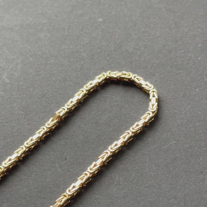 Łańcuch Cesarski Złoty - 4 mm