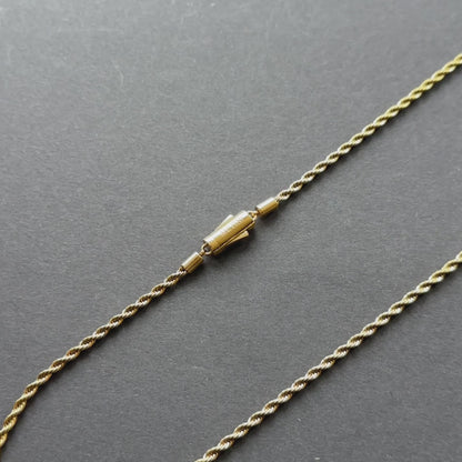 Łańcuch Rope Złoty - 3mm