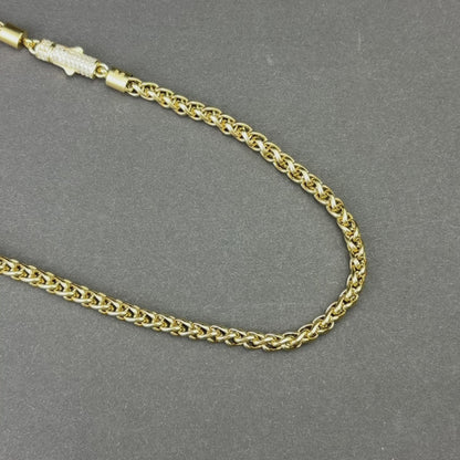 Łańcuch Pszenny Złoty - 6mm
