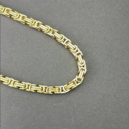 Łańcuch Królewski Złoty - 8mm