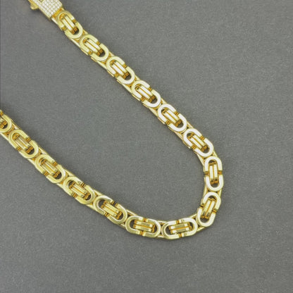 Łańcuch Szlachecki Złoty - 8mm