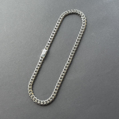 Łańcuch Cuban Białe Złoto - 10 mm