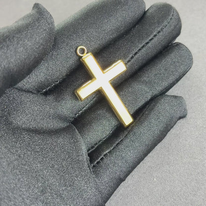 Zawieszka Clean Cross Złota