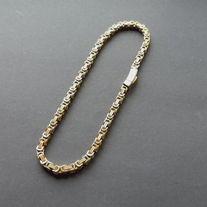 Łańcuch Królewski Złoty - 8mm