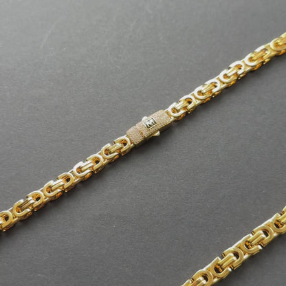 Łańcuch Szlachecki Złoty - 8mm
