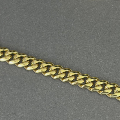 Łańcuch Cuban Złoty - 8mm