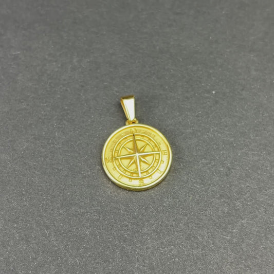 Zawieszka Kompas Złota