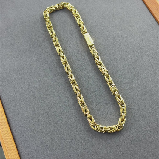 Łańcuch Cesarski Złoty - 8mm