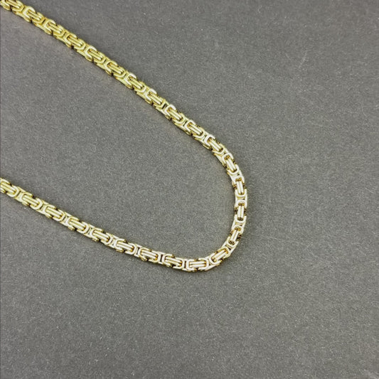 Łańcuch Królewski Złoty Damski - 4mm