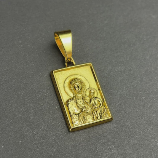 Zawieszka Matka Boska Częstochowska Złota