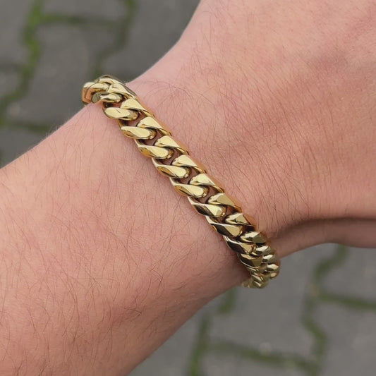 Bransoletka Cuban Złota - 10mm