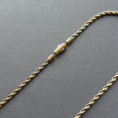 Łańcuch Rope Złoty - 4mm