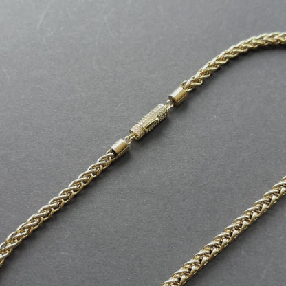 Łańcuch Pszenny Złoty - 6mm