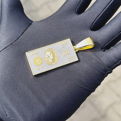 DOLLAR Pendant Gold