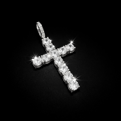 Diamond Cross Pendant Gold