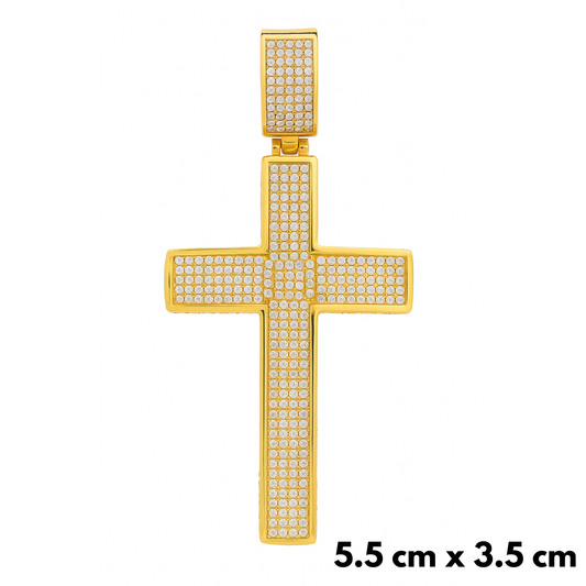 Zawieszka Unbroken Cross Złota