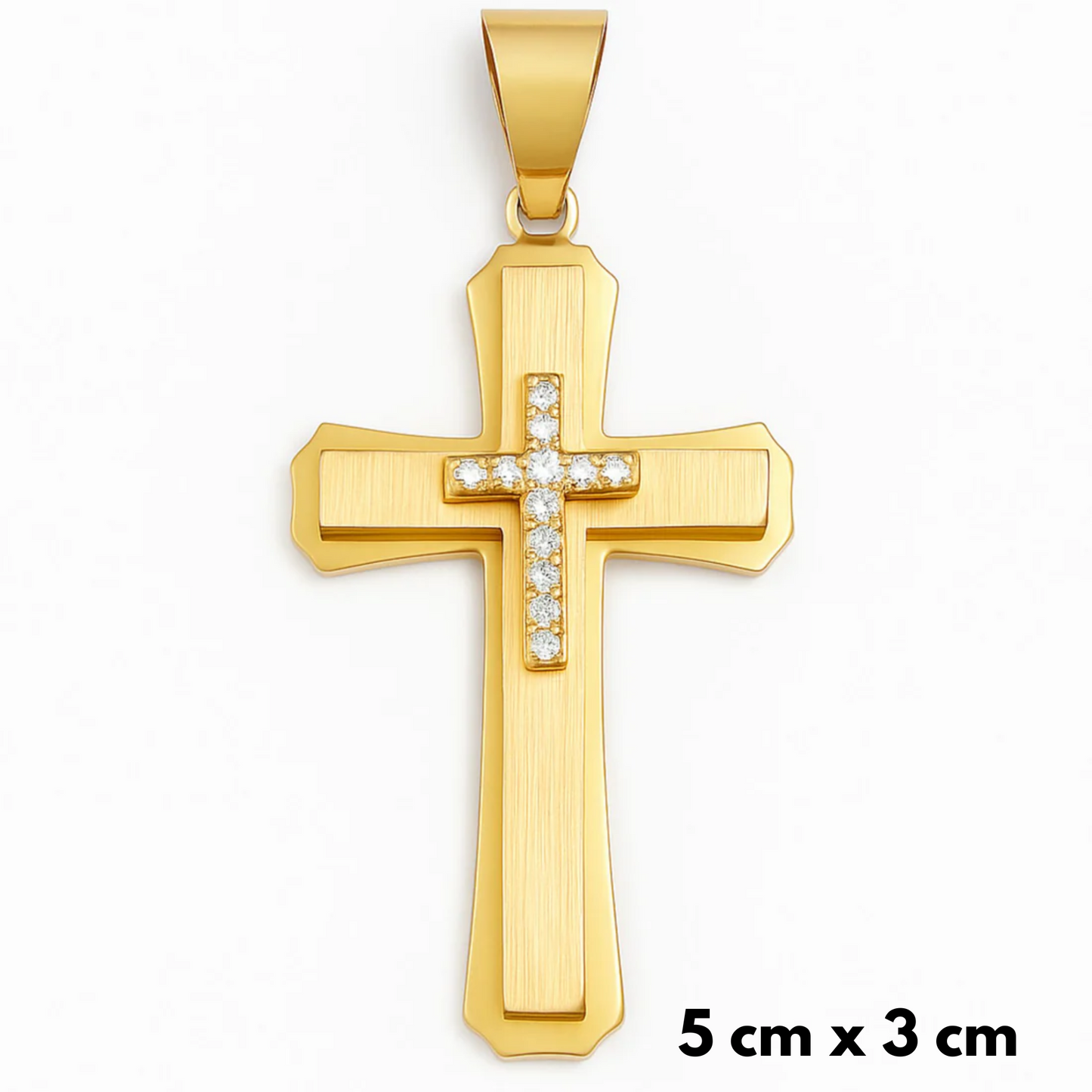 Royal Cross Pendant Gold
