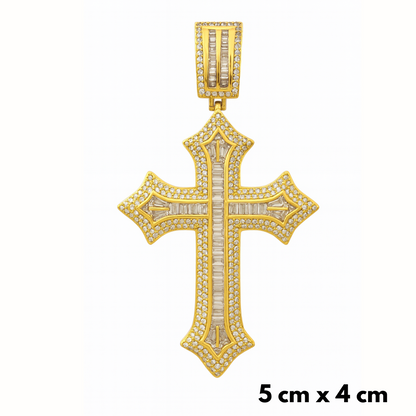 Classic Cross Pendant Gold