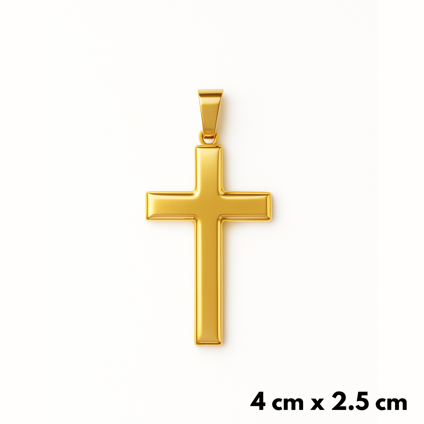 Zawieszka Clean Cross Złota