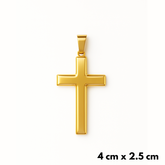 Zawieszka Clean Cross Złota